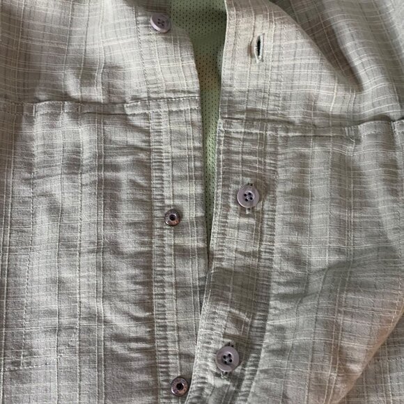 5.11 Tactical Series Shirt Mens Large Olive Green S/S Snap Button Conceal Carry - Picture 5 of 12